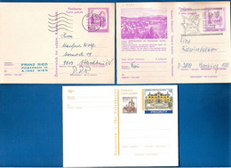 1979ff  Österreich  Postkarten Mi P449, 453, 540 (letztere Postfrisch) - Ganzsachen