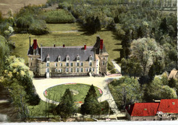 SAINT AMAND EN PUISAYE VUE AERIENNE DU CHATEAU 1969 - Saint-Amand-en-Puisaye