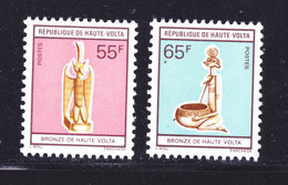 HAUTE-VOLTA N°  411 & 412a ** MNH Neufs Sans Charnière, TB (d0074) Statuettes De Bronze - 1977 - Haute-Volta (1958-1984)