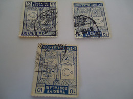 OTTOMAN  EMPIRE USED  STAMPS  ENTENTE - Otros & Sin Clasificación