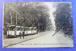 Bonsecours Route De Condé. Tramway Electrique Pour Valencienne. 1924 - Peruwelz