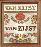 Cigar Label, Tabak- Zigarrendosen Etikett, Lytho, VAN ZIJST - Etiquetas