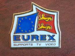 PIN'S EUREX SUPPORTS TV, VIDEO - Médias