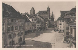 RAPPERSWIL Hauptplatz Gegen Das Schloss Photo J. Gaberell Thalwil No. 6370 - Thal