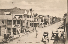 A Street In St. Johns Antigua  Undivided Back - Antigua Y Barbuda