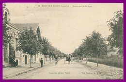 NORT SUR ERDRE - Boulevard De La Gare - Attelage - Animée - Photo CESBRON - 1913 - Nort Sur Erdre