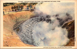 Yellowstone National Park Crater Of Mud Volcano Curteich - USA Nationalparks