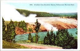 Yellowstone National Park Overflow From Excelsior Geyser - USA Nationalparks