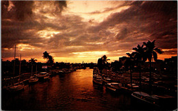 Florida Fort Lauderdale Sunset Over New River - Fort Lauderdale