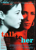 ► Talk To Her  A Film By Almodovar - Affiches Sur Carte