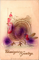 Thanksgiving Greeting With Turkey 1911 - Thanksgiving