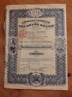 Compagnie Francaise Des Pecheurs Rèunies - 1926 - Navigation