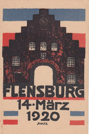 Deutsches Reich Slesvig Postkarte 1920 - Gebruikt