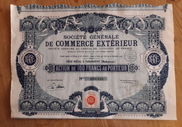 SG De Commerce Exterieur - 1919 / Madagascar - Sonstige & Ohne Zuordnung