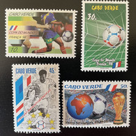 Cape Verde Cabo Verde 1998 Mi. 738 - 741 FIFA World Cup Coupe Du Monde Fußball Football WM Soccer France - 1998 – Francia