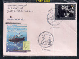 ARGENTINE 1997 CORRESPONDANCE REÇUE DE L'ANTARCTIQUE - Cartas & Documentos