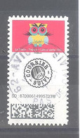 France Autoadhésif Oblitéré N°1927 (Chouettes - Timbre Suivi) (cachet Rond) - Used Stamps