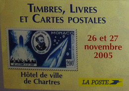 Petit Calendrier Poche 2006 La Poste Timbre Poste Timbres Livres Cartes Postales Hôtel De Ville Chartres - Petit Format : 2001-...