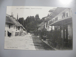 A500 . CPA. 74. ALBY-sur-CHERAN. (Haute Savoie).Quartier Du Pont-Neuf.. Beau Plan Animé. Non écrite - Alby-sur-Cheran