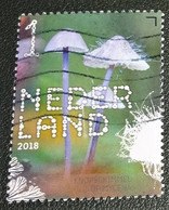 Nederland - NVPH - Xxxx - 2018 - Gebruikt - Beleef De Natuur - Knopschimmel Op Mycena - Used Stamps