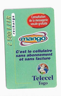TOGO Prepayé TELECEL MANGO 2500 FCFA - Togo