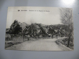 A500 . CPA. 23. ROYERE. (Creuse). Rochers De La Rigole Du Diable.. Beau Plan Animé. Non écrite - Royere