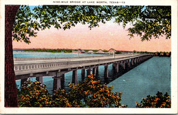 Texas Fort Worth Nine Mile Bridge At Lake Worth - Fort Worth