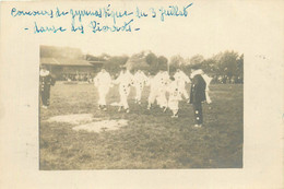 Carte Photo - Concours De Gymnastique Du 3 Juillet - La Danse Des Pierrots - Fête Locale à Situer - Fotografia