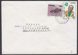 Ca0479 ZAIRE,  Fish & Year Of Child Stamps On Lubumbashi Cover To Germany - Usados