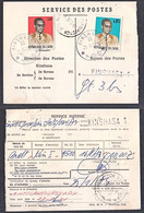 Ca0481 ZAIRE 1974, Mobutu Stamps On Kinshasa 1 Postal Mandat - Usados