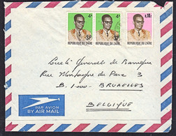 Ca0487 ZAIRE 1973,  Mobutu Stamps On Lubumbashi Cover To Belgium - Usados