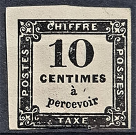 FRANCE 1859 -  MLH - YT 2 - Timbre Taxe 10c - 1859-1959 Gebraucht