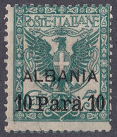 LEVANTE - Uffici Italiani In Albania - 1902 - Unificato 1 Nuovo Senza Tracce Di Linguella. - Albanië