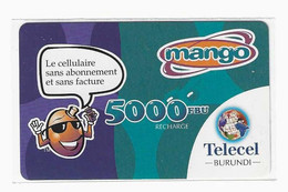 BURUNDI RECHARGE MANGO TELECEL 5 000 FBU Date 2002-07-01 - Burundi