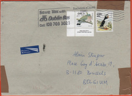 IRLANDA - IRELAND - Irlande - EIRE - 2004 - 5c + 60c Bird - Medium Envelope - Viaggiata Da Baile Átha Cliath, Dublin Per - Lettres & Documents