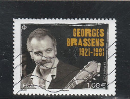 FRANCE 2021 GEORGES BRASSENS OBLITERE - Used Stamps