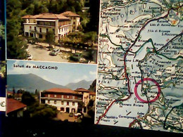 MACCAGNO - VARESE - ALBERGO ITALIA E CARTINA  N1975 IJ937 - Luino