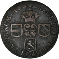 Monnaie, Pays-Bas Espagnols, BRABANT, Charles II, Liard, 12 Mites, 1692, Anvers - Sonstige & Ohne Zuordnung