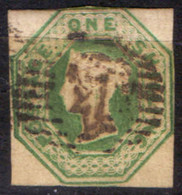 GB - VICTORIA - 1847 - SG 55 - GREEN - Good Marg.  - Used - Usados