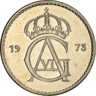 Monnaie, Suède, Gustaf VI, 50 Öre, 1973, TTB+, Cupro-nickel, KM:837 - Sweden