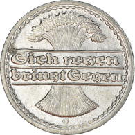 Monnaie, Allemagne, République De Weimar, 50 Pfennig, 1922, Karlsruhe, SUP - 50 Rentenpfennig & 50 Reichspfennig