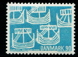 NF0401 Denmark 1968 Nordic Cooperation Ship 1V Engraving Version MNH - Nuovi