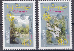 Georgien 2001 - Mi.Nr. 376 - 377 A - Postfrisch MNH - Europa CEPT - 2001