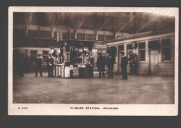 Tilbury Station - Interior - Photo Card - Altri