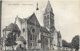 CPA - édit. Cartes La Cigogne - 6338 - MUNSTER - Temple Protestant - Munster