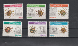 Mozambique Yvert  Série 731 à 736 ** -  Insectes Animaux - Mosambik