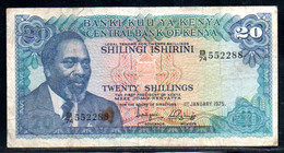 459-Kenya 20 Shillings 1975 B74 - Kenya