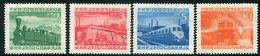 YUGOSLAVIA 1949  Railway Centenary MNH / **.  Michel 581-83 - Nuevos
