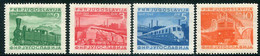 YUGOSLAVIA 1949  Railway Centenary MNH / **.  Michel 581-83 - Nuovi