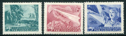 YUGOSLAVIA 1950 Belgrade-Zagreb Motorway MNH / **.  Michel 598-600 - Nuevos